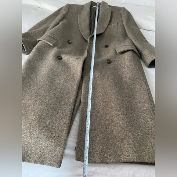 Mango Double-Breasted Wool Coat Size M - Picture 7 of 7